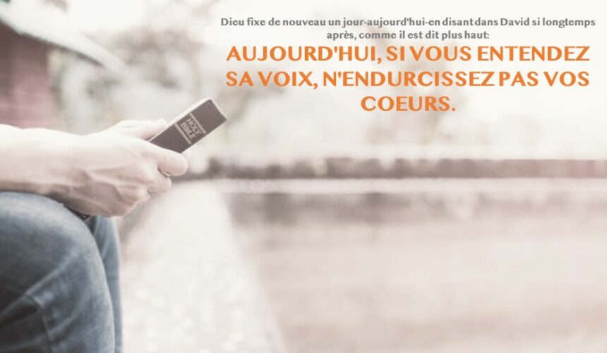 AUJOURD&rsquo;HUI, SI VOUS ENTENDEZ SA VOIX..